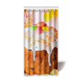 thumbnail image 1 of ABPHQTO Cortina de ducha de baño de poliéster impermeable Delicious Food 90x180 cm, 1 of 2