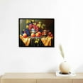 thumbnail image 4 of JRXY Kitchen Wall Art Canvas Picture: Vintage Fruit Painting Large Dining Room Bedroom Modern Yellow Lemon Grape Peach Artwork Big Colorful Still Life Horizontal Fresh Watermelon Pear Giclee  pattern2, 4 of 4