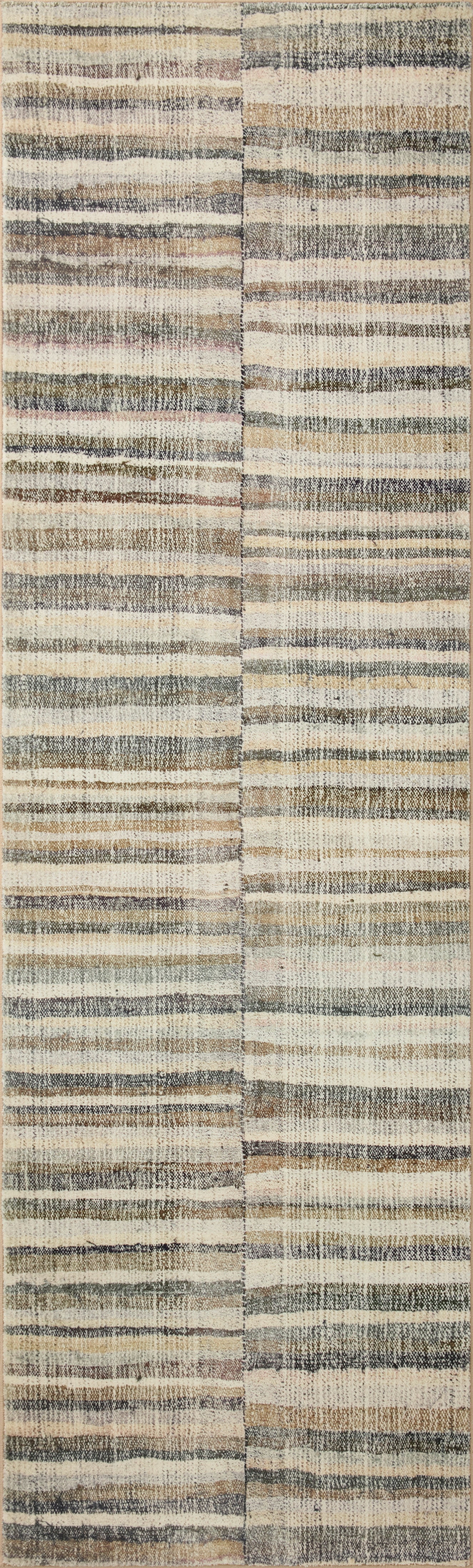 Chris Loves Julia x LoloiHumphrey Natural / Moss 2' x 3'-6" Rectangle Accent Rug