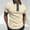 01 Beige, variant on Awdenio Shirts for Men Short Sleeve Performance Moisture Wicking Collared Print Shirt for Golf and Casual Wear
