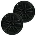 thumbnail image 2 of BOSS 6.5" 360W Dual Cone Black Marine Boat Outdoor Audio Speakers, 4pk | MR6B, 2 of 7