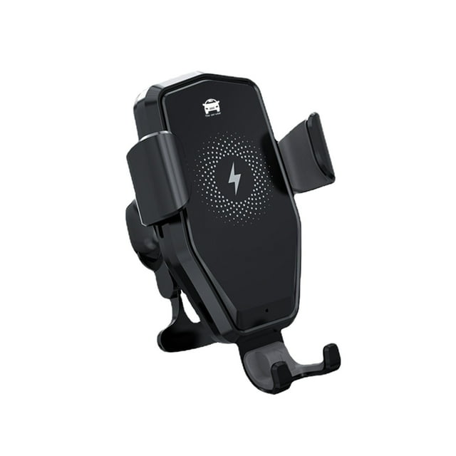Yhmxh Chargeur Sans Fil pour Téléphone Mobile de Véhicule 15 W, Charge Rapide pour Voiture, Interface Type‐C, Rotation à 360 Degrés, Navigation pour Téléphone de Voiture, Outils Automobiles Universels IOS et Android, Fournitures pour Voiture, Décorations