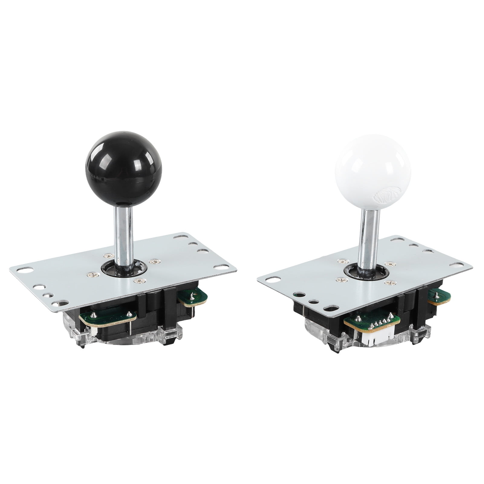 Arcade Game DIY Parts, Removable Arcade Joystick And Buttons Complete Parts  For Friends Gathering Black And White - Walmart.com