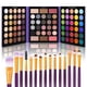 thumbnail image 1 of Paleta de sombras UCANBE de 86 colores nude con 15 brochas de maquillaje, 1 of 8