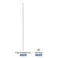 thumbnail image 3 of 2Pack M3 x 250mm Fully Threaded Rod with 4 Pack Hex Nuts, 1.25mm Thread Pitch 304 Stainless Steel, 3 of 6