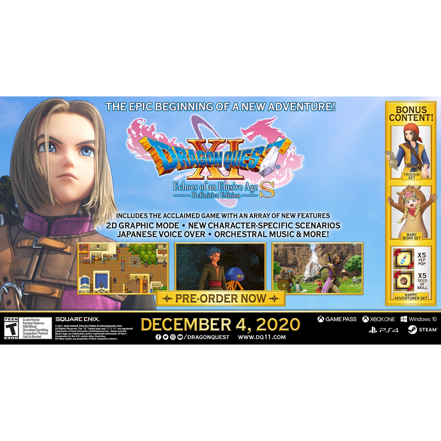 How Dragon Quest XI S: Echoes of an Elusive Age take us to a