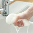 thumbnail image 2 of Long Handle Sponge Scrubber for Bathroom Wall Cleaning, Tile Floor, and Bathtub, 2 of 8