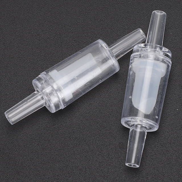 Air Inlet/outlet Pressure Gauge Tube Unidirectional Water Check Valve, Aquarium Accessories Water Check Valve, Transparent For Air Pump Fish Aquarium