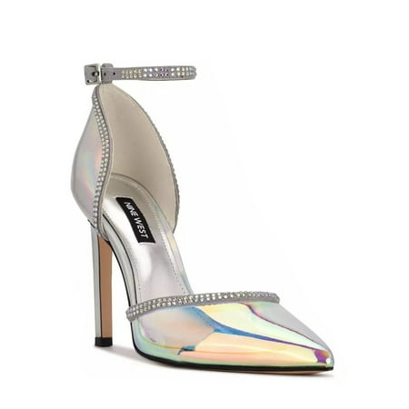 

NINE WEST Female Adult Women 6.5 TOOTSIE3-SIL01 Silver Irridescent