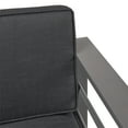 thumbnail image 3 of Miller Aluminum Outdoor Loveseat, Gray, Dark Gray, 3 of 10
