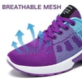 thumbnail image 3 of BERANMEY Women's Comfort Sneakers Lightweight Breathable Mesh Walking Shoes with Air Cushion for Casual Wear, 3 of 8