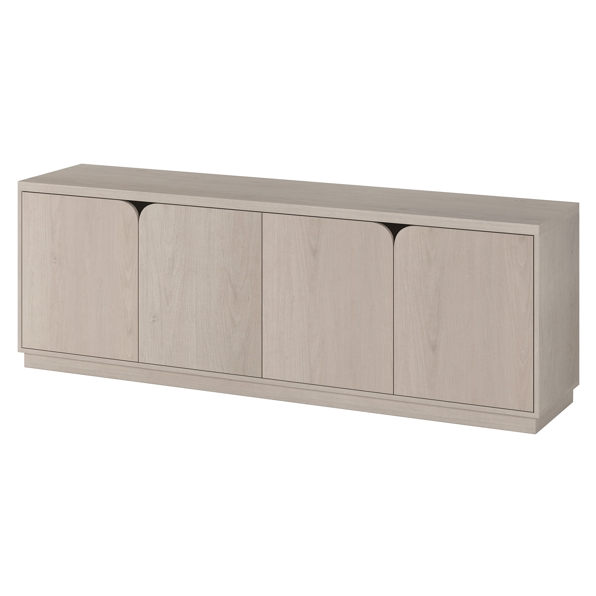Fitzroy Rectangular TV Stand for TV's up to 78" in Alder White