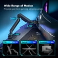 thumbnail image 4 of Soporte para monitor ARES WING Single con A/C USB de 17 a 49 pulgadas, 20 a 44 libras, 4 of 8