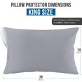 thumbnail image 3 of Protectores de almohada Utopia Bedding impermeables (paquete de 2) King, 3 of 8