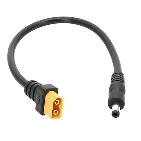 YIEMEEN XT60/T Plug Female Male to 5.5x2.5mm Connector Battery Charging Adapter Cable Conversion Wire for Power Charger