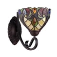 thumbnail image 6 of CHLOE Lighting ADIA Victorian-Style 1-Light Dark Bronze Finish Wall Sconce 8" Shade, 6 of 8