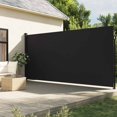 thumbnail image 1 of vidaXL Retractable Side Awning Black 200x500 cm, 1 of 5