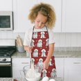 thumbnail image 4 of Pink Bichon Frise Kids Aprons for Girls and Boys,Adjustable Neck Strap Toddler Aprons for Kids Cooking Baking, 4 of 7