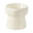 thumbnail image 2 of Tazón de comida para gatos Yinane Cerámica 130ML Blanco Plato de alimentación para mascotas, 2 of 8