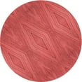 thumbnail image 1 of Ahgly Company Indoor Round Patterned Ferrari Red Area Rugs, 7' Round, 1 of 6