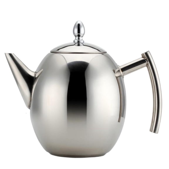 Ywmsfl Oval Short Mouth Coffee Maker with Filter Stainless Steel Espresso Coffee Stovetop Tool Percolator