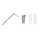 thumbnail image 2 of Antique Brass Bathroom Towel Rack Single Pole Bar Clothes Hanger Wall Shelf, 2 of 4