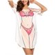 thumbnail image 2 of Camiseta de bikini, camisetas de bikini de manga corta para mujer, divertidas, holgadas y lindas., 2 of 5