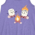 thumbnail image 2 of Instant Message - Marshmallow Fire - Toddler & Youth Girls A-line Dress, 2 of 5