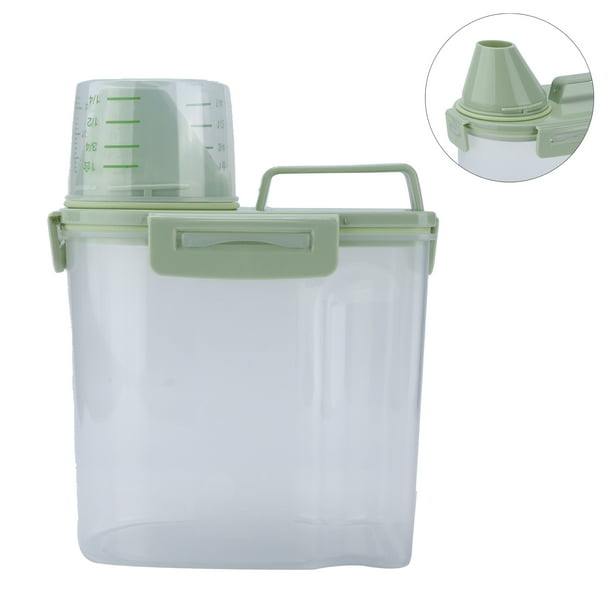 Dog Food Storage Bucket Translucent Pet Food Container For