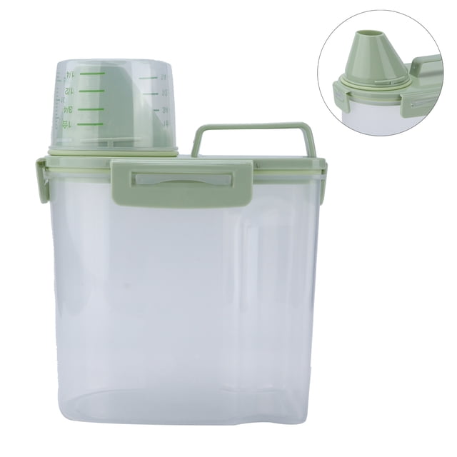 FAGINEY Bird Dry Food Dispenser,Pet Food Container Waterproof And Dog Food Storage Tank With Lid And Measuring Cup,Pet Food Storage Container