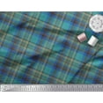 thumbnail image 3 of Soimoi Rayon Fabric Plaid Check Printed Fabric 1 Yard 56 Inch Wide, 3 of 3