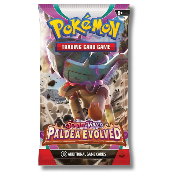 Pokemon Scarlet & Violet Paldea Evolved Booster Pack | Ting-Lu