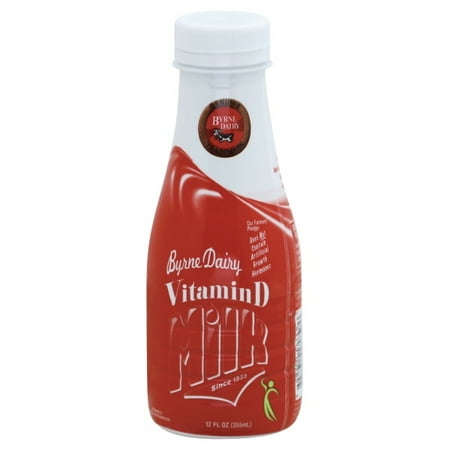 Byrne Dairy Vitamin D Whole Milk, 12 Oz. - Walmart.com