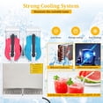thumbnail image 5 of Garvee Commercial Slushie Machine Dual 4L Tanks, 370W Stainless Steel Frozen Drink & Margarita Maker, Self-Cleaning, for Home Cafe Restaurant, 5 of 12