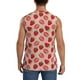 thumbnail image 4 of Fotbe Strawberries Men's Camiseta sin Mangas Estampada para Hombres, Playera Casual para Gimnasio, Entrenamiento, Playa-Large, 4 of 7