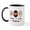 White/Black Inside, variant on CafePress - Peace Love Mahjong Mug - 11 oz Ceramic Mug - Novelty Coffee Tea Cup