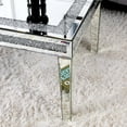 thumbnail image 3 of SHYFOY Silver Mirror Coffee Table Contemporary Rectangle Living Room Single Table, 3 of 6