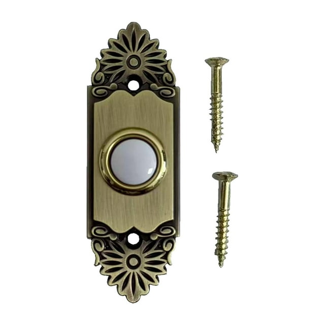 Botón pulsador de timbre LED de fácil instalación, interruptor de timbre de repuesto para puerta de garaje, interruptor para hotel y hogar.