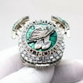 thumbnail image 2 of 2025 Eagles Tribute Ring – RB #26 Philadelphia Championship Replica – Size 10 – Silver Fan Collectible, 2 of 6