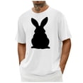 thumbnail image 2 of Ruimatai Mens Easter Casual T Shirts Funny Graphic Print Tee Shirt Men's Regular Fit Crew Neck Short Sleeve T-Shirt Summer Tops (S-2XL), 2 of 4