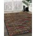 thumbnail image 2 of Ahgly Company Indoor Square Abstract Red Abstract Area Rugs, 7' Square, 2 of 6