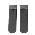 thumbnail image 2 of MSJUHEG Fuzzy Socks for Women,Slipper Socks for Women,Fluffy Socks,Bearpaw Socks,Cloud Socks,Women Casual Solid Plush Socks Warm Thickened Socks Dark Gray One Size, 2 of 4