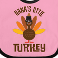 thumbnail image 4 of Inktastic Thanksgiving Nana Little Turkey Boys or Girls Baby Bib, 4 of 4