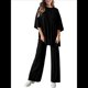 thumbnail image 3 of Traje Informal de Dos Piezas para Mujer, Ideal para Viajes y Vacaciones. Negro L, 3 of 9