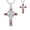 St. Benedict, variant on Jesus Crucifix Necklace for Men Women, 14K Gold Plated Cross with INRI, Patron Saint of Redemption, Catholic Gift