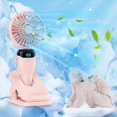 thumbnail image 2 of XGFHYJEH Hand Held Fan, Mini Fan Handheld, Hand Held Fan Rechargeable, Portable Folding Hand Held Cooling Fan, 2 of 5