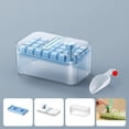 thumbnail image 6 of Ice Maker With Easy Press Lid, Double Layer Portable Ice Maker with Lid and Storage Box for Freezer, Handled Press-Type Ice Cube Tray with Lid and Bin for Whiskey, Cocktail, Beer, 6 of 7