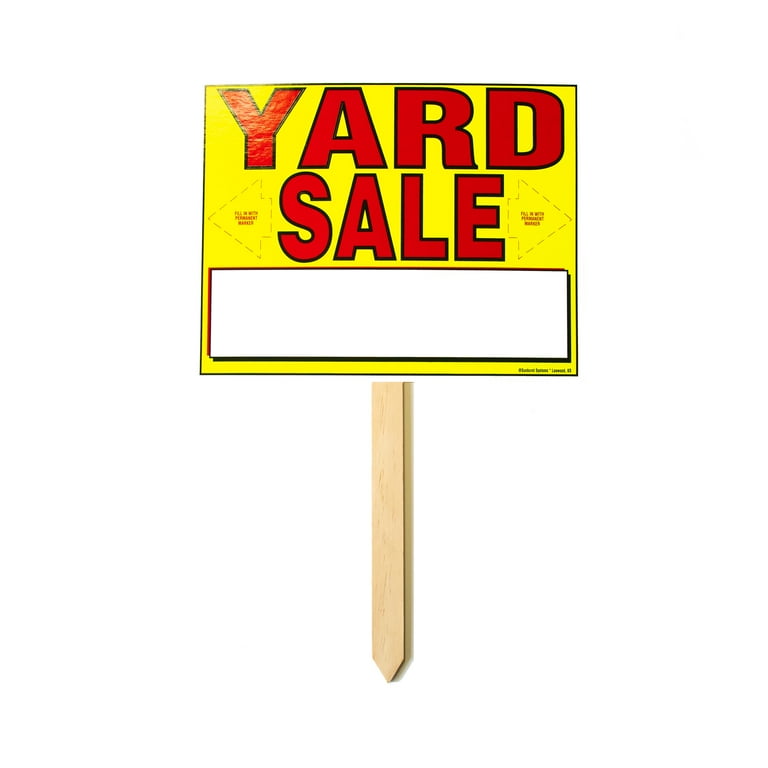 Sunburst Systems 3611 Yard Sale Sign, 11