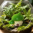 thumbnail image 4 of Z52LingLing Decoration Miniature Mushroom House Resin Figurine Fairy Tale Cottage Aquarium Landscaping Ornament for Fish Tank Desktop DIY Layout Style D, 4 of 5