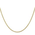 thumbnail image 5 of Auriga Fine Jewelry 14K Yellow Gold 1.5mm Rope Chain Necklace 18inch for Women, 5 of 5